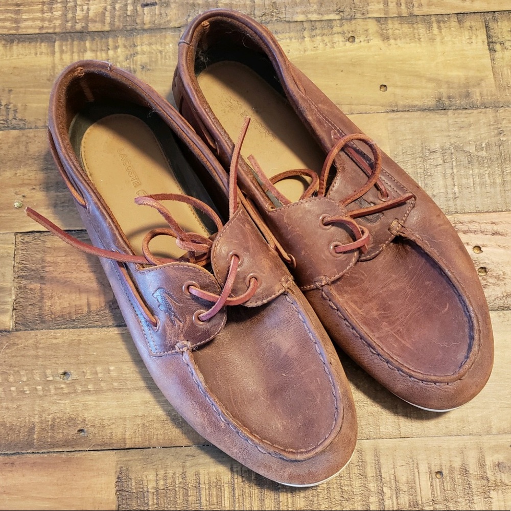 MENS Lacoste Leather Classic Shoe - Size 11